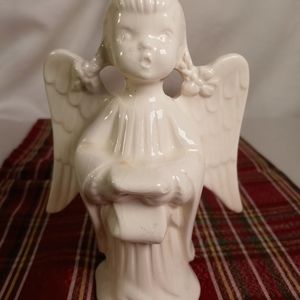 Vtg Holland Mold Porcelain Angel Figure Bella Singing Choir Girl Figurine Old